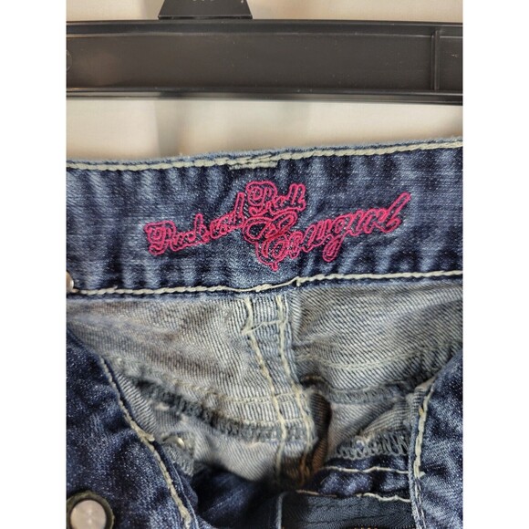 Rock & Roll Cowgirl Blue Boot Cut Jeans - Picture 5 of 8